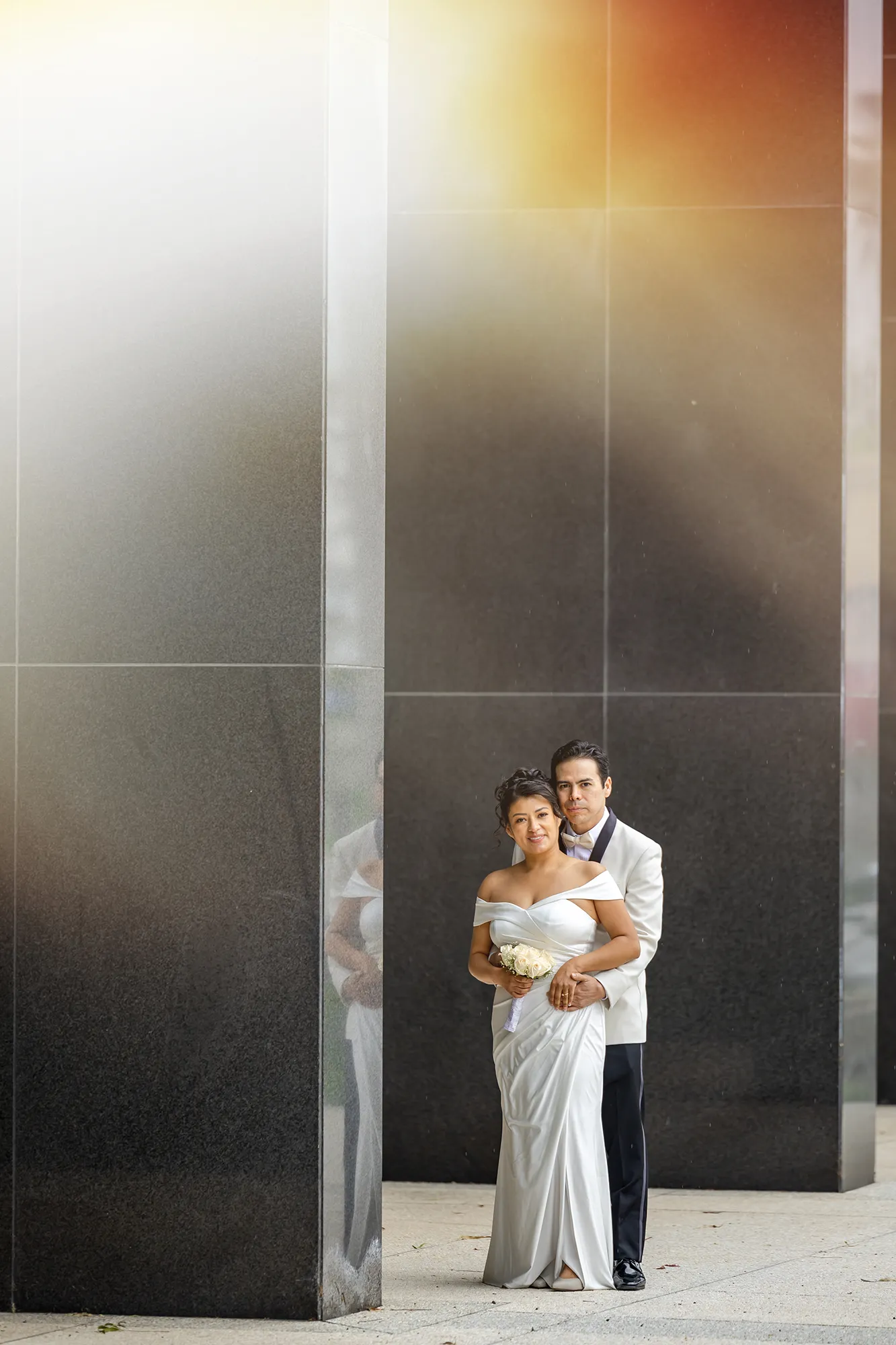 Fine Art Bride and Groom Courthouse Wedding Photographer NZ WEDDING STUDIO